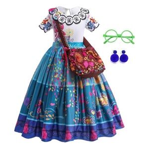 Disney Mirabel Floral Printed Girl’s Dress